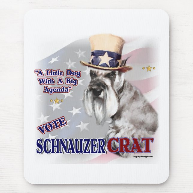 Miniature Schnauzer Gifts Mouse Pad (Front)