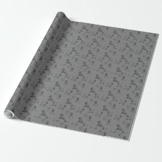 Miniature Schnauzer Grey Wrapping Paper