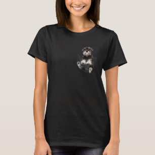 Miniature Schnauzer in Your Pocket for T-Shirt