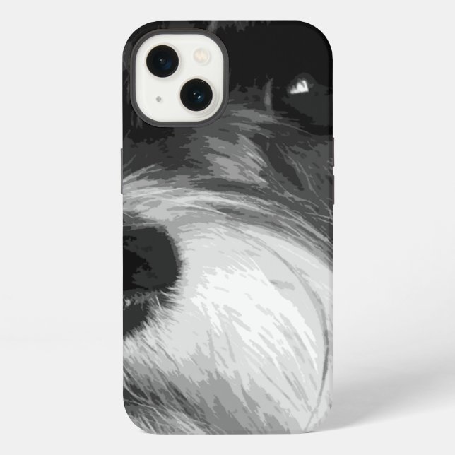 Miniature Schnauzer iPhone Case (Back)