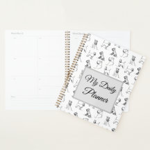 Miniature Schnauzer Line Art Pattern 001 White 