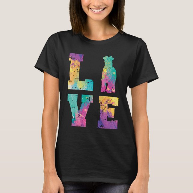 Miniature Schnauzer Love T-Shirt (Front)
