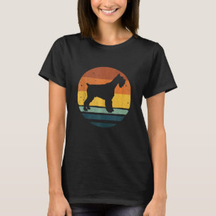 Miniature Schnauzer Mini Vintage Retro Dog Mum Dad T-Shirt