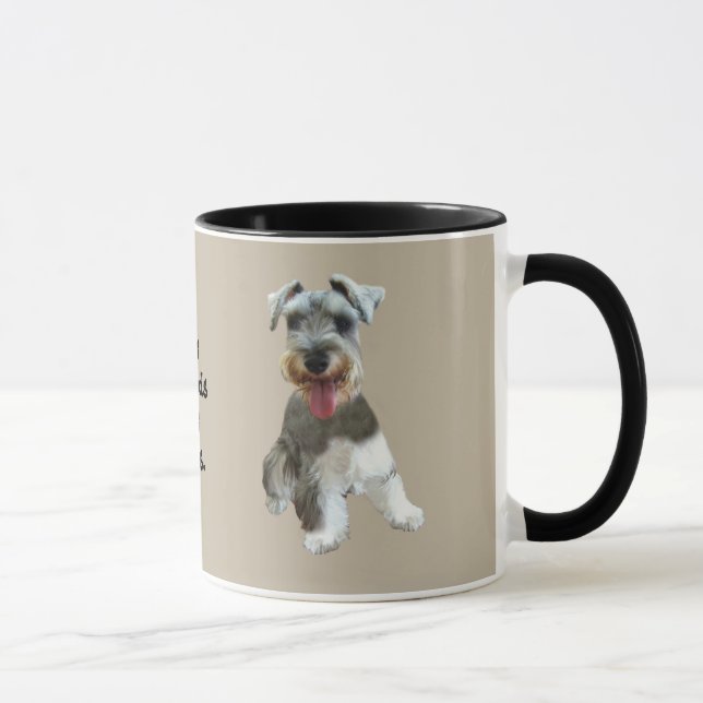 Miniature Schnauzer Mug (Right)
