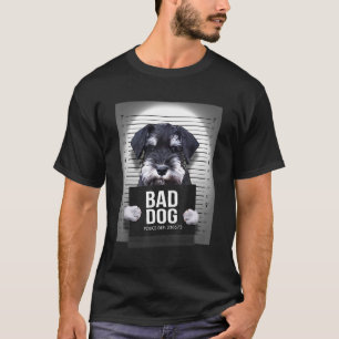 Miniature Schnauzer Mugshot Shirt