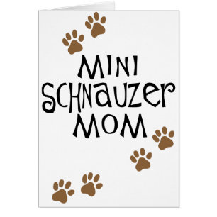 Miniature Schnauzer Mum
