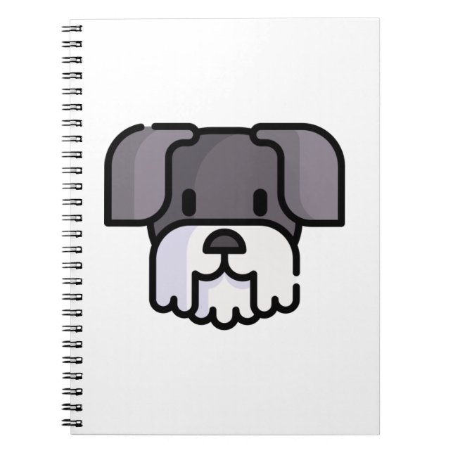 Miniature Schnauzer Notebook (Front)