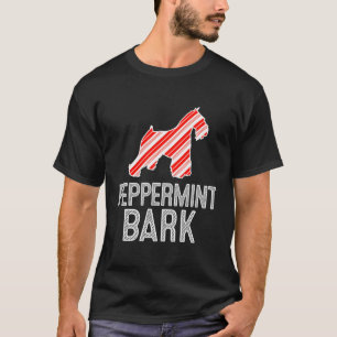 Miniature Schnauzer Peppermint Bark Dog For Christ T-Shirt