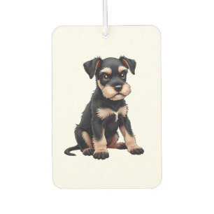 Miniature Schnauzer Puppy (3) Car Air Freshener
