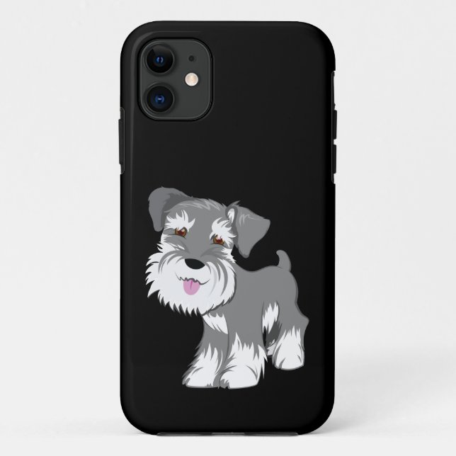 Miniature Schnauzer Puppy Case-Mate iPhone Case (Back)