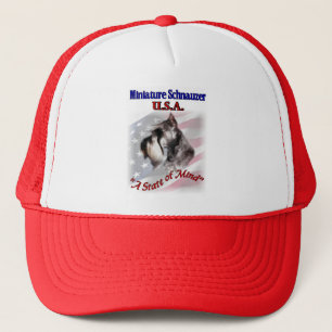 Miniature Schnauzer USA Trucker Hat