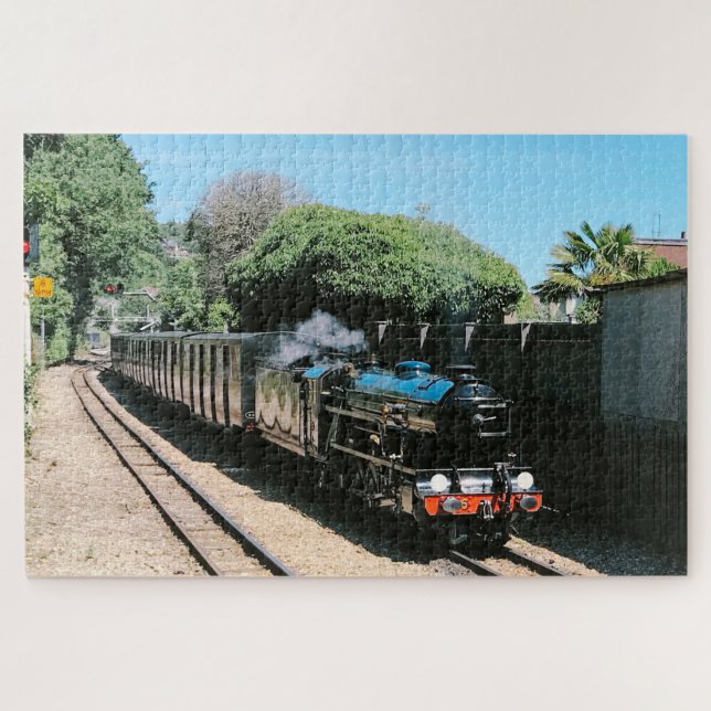 Miniature Steam Train RHD Light Railway Jigsaw Puzzle (Horizontal)