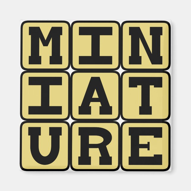 Miniature, Tiny Collectable Magnet (Front)