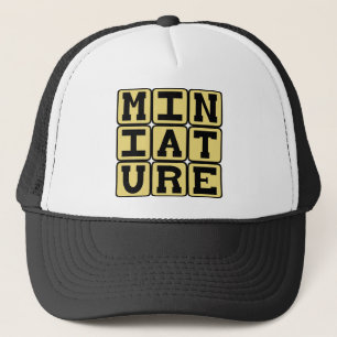 Miniature, Tiny Collectable Trucker Hat