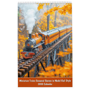 Miniature Trains Calendar – Seasonal Scenes i