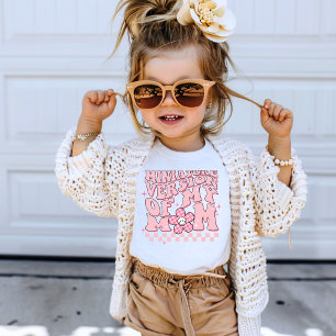 Miniature Version Of My Mum Cute Pink Flower T-Shirt