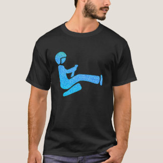 Minibob, mini bob, sled, slope, toboggan run, fun, T-Shirt