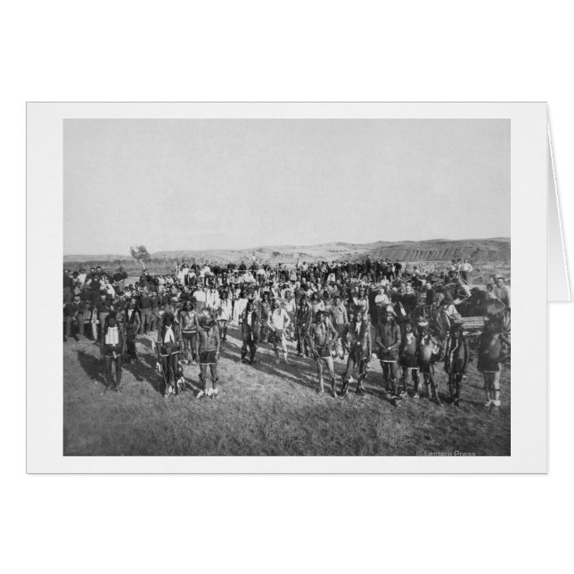 Miniconjou with White Soldiers (Front Horizontal)