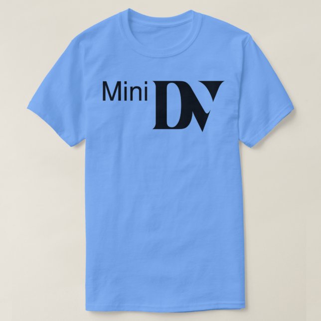 MiniDV Media Format Logo T-Shirt (Design Front)