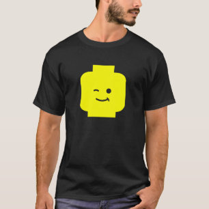 Minifig Winking Head by Customise My Minifig T-Shirt