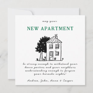 MINIIMALIST  Congrats On Your New Apartment Holiday Card
