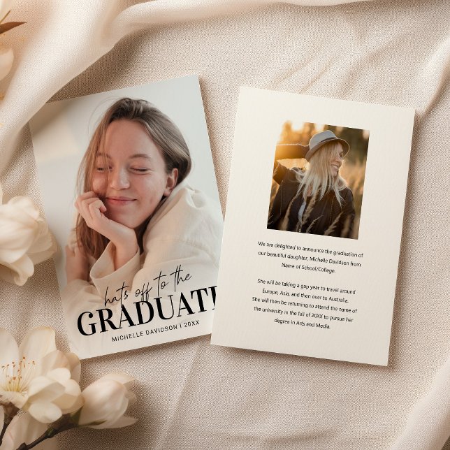 Minimal 2026 Photo Graduation Announcement (Creator Uploaded)
