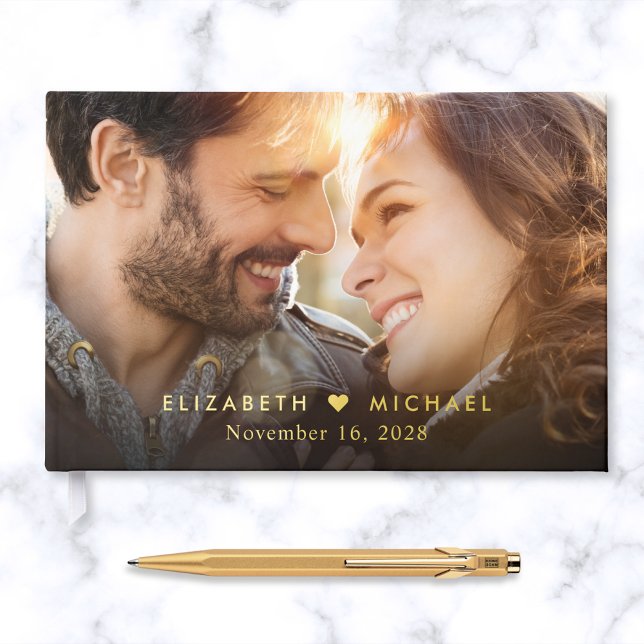 Minimal 2 Photo Wedding Guest Book (Creator Uploaded)