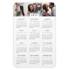 Minimal 4x6 Photo Yearly Calendar Magnet