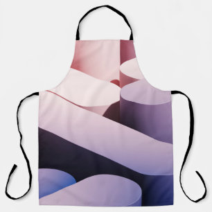 Minimal abstract mockup background. Blue and pink  Apron