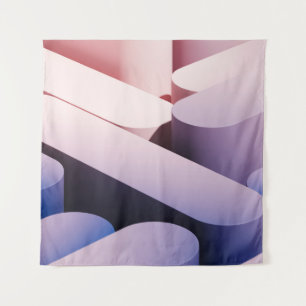 Minimal abstract mockup background. Blue and pink Tapestry