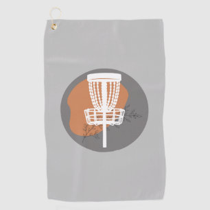 Minimal Abstract Print Disc Towel