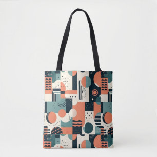 Minimal Abstract Seamless Pattern - Geometric (1) Tote Bag