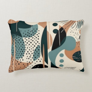 Minimal Abstract Seamless Pattern - Geometric (9) Decorative Cushion