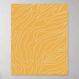 Minimal Abstract Yellow Poster