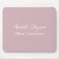 Minimal Add Your Name Monogram New Job Position