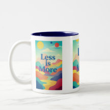 Minimal Aesthetic Quote Print – “Less is More”