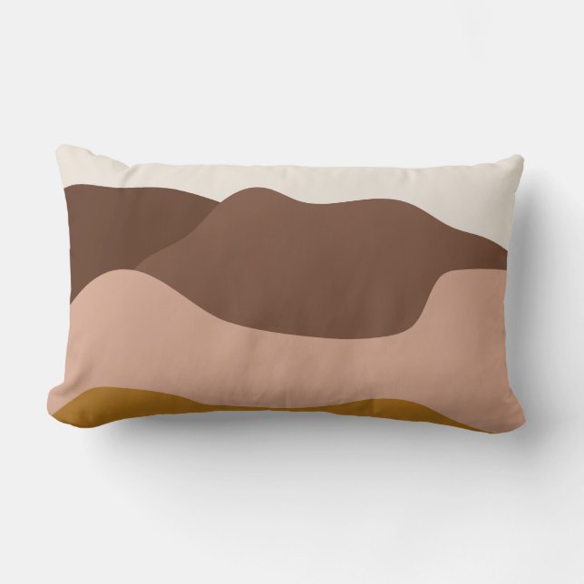 Minimal Aesthetic Shape Lumbar Cushion (Front)