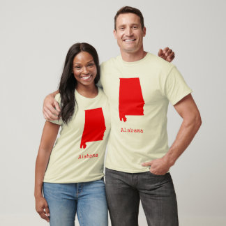 Minimal Alabama United States T-Shirt