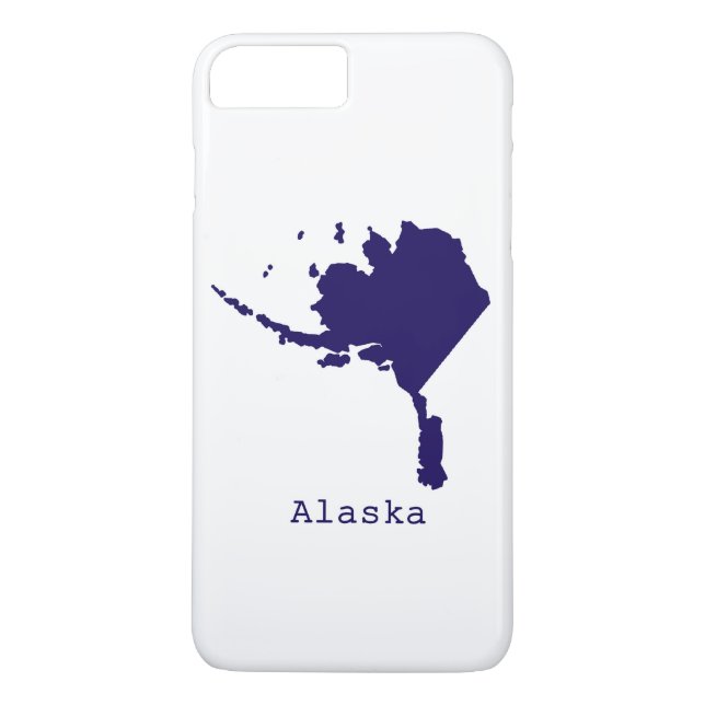 Minimal Alaska United States Case-Mate iPhone Case (Back)
