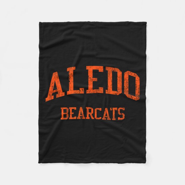 Minimal Aledo High School Hs Tx Fleece Blanket (Front)