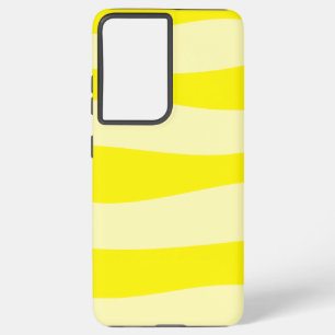Minimal alternating yellow samsung galaxy case