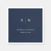 Minimal and Chic | Dark Navy Blue Wedding