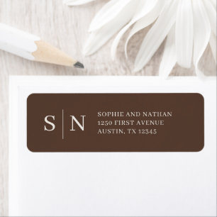 Minimal and Chic   Monogram Brown