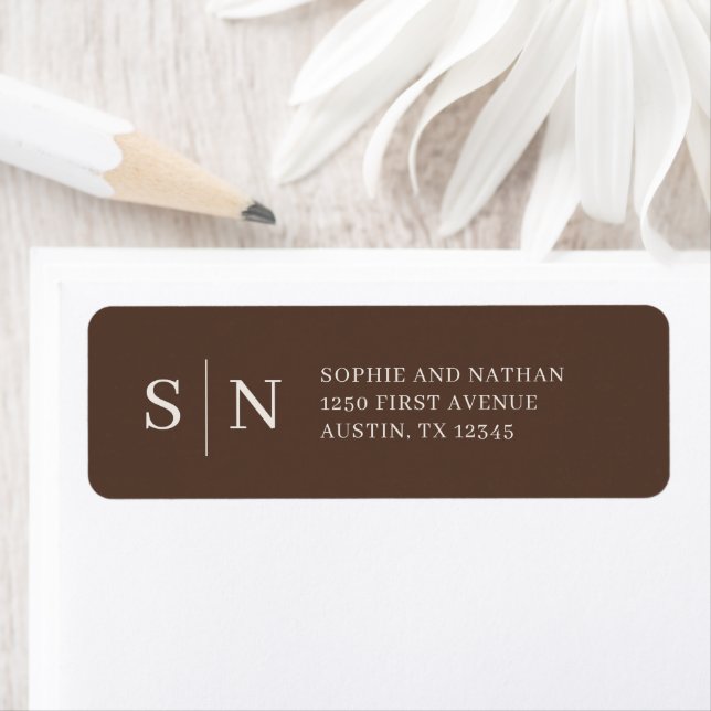 Minimal and Chic | Monogram Brown (Insitu)