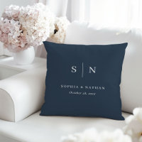 Minimal and Chic Navy Blue | Wedding Monogram