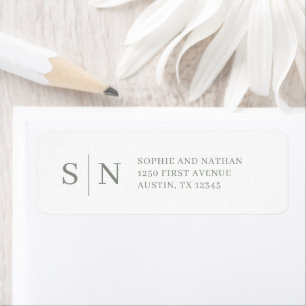 Minimal and Chic Sage Green and White