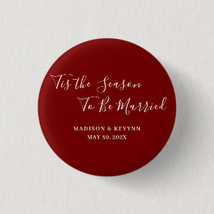 Minimal and Chic   Wedding  3 Cm Round Badge