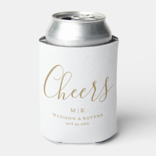 Minimal and Chic   Wedding Can Cooler