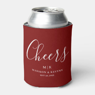 Minimal and Chic   Wedding Can Cooler