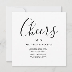 Minimal and Chic Wedding Invitation